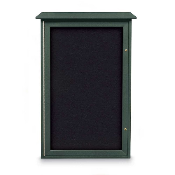 Indoor Enclosed Combo Board, 72"x36", Satin Frame/Burgundy & Forbo